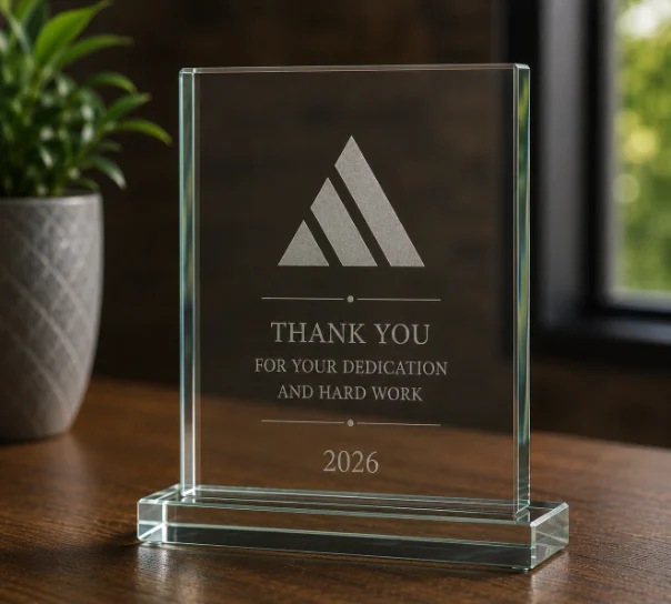 Custom engraved keepsake glassware